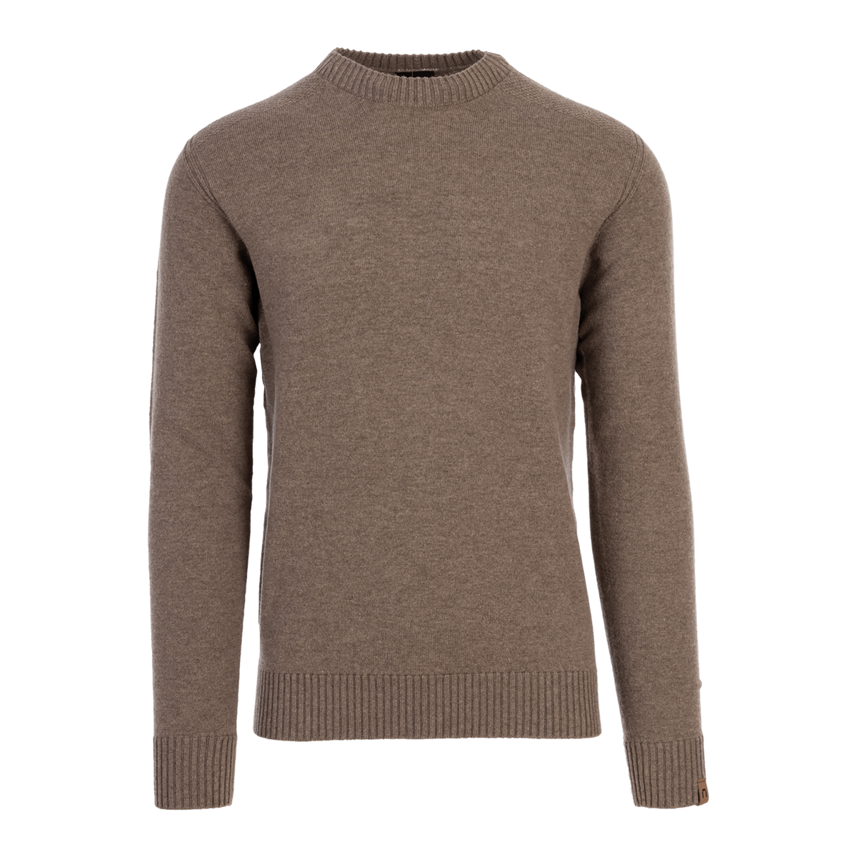 North Outdoor Pull en maille mérinos Kuru homme en couleur brun pierre, sans mulesing Laine mérinos. Fabriqué en Finlande. -