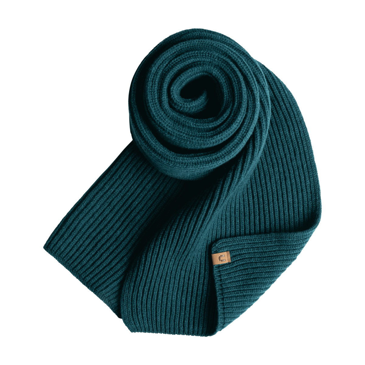 North Outdoor Pyry merino kaulaliina värissä riikinkukon sininen, mulesing-vapaa merinovilla. Valmistettu Suomessa. -