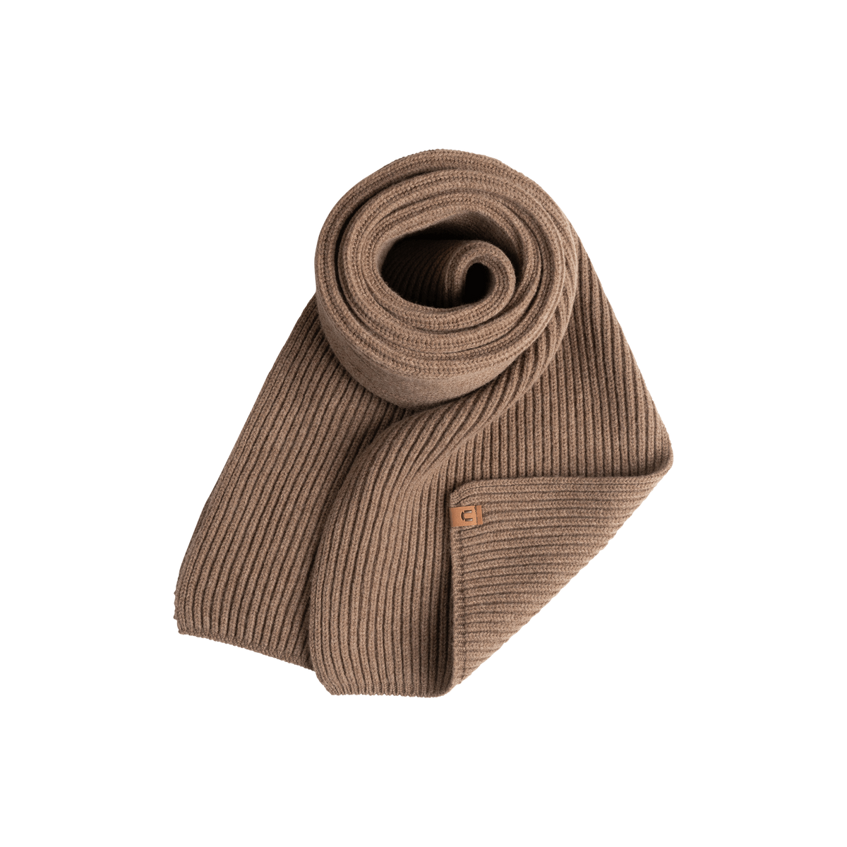 North Outdoor Pyry merino kaulaliina värissä kivenruskea, mulesing-vapaa merinovilla. Valmistettu Suomessa. -