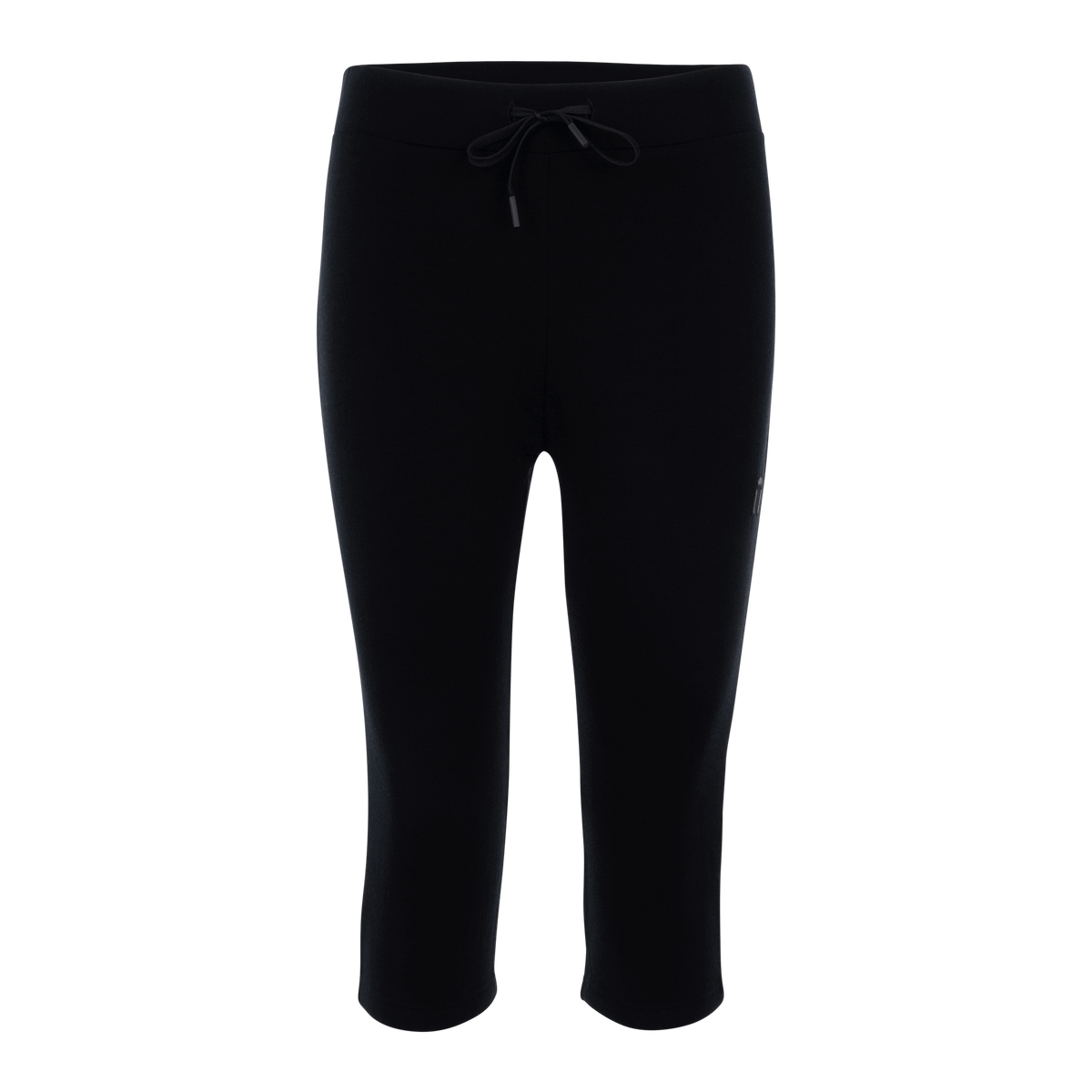 North Outdoor Intense pro 250 naisten 3/4 merinofleecehousut värissä musta, mulesing-vapaa merinovilla. Suunniteltu Suomessa. Täydellinen tekniseen kerrospukeutumiseen. -