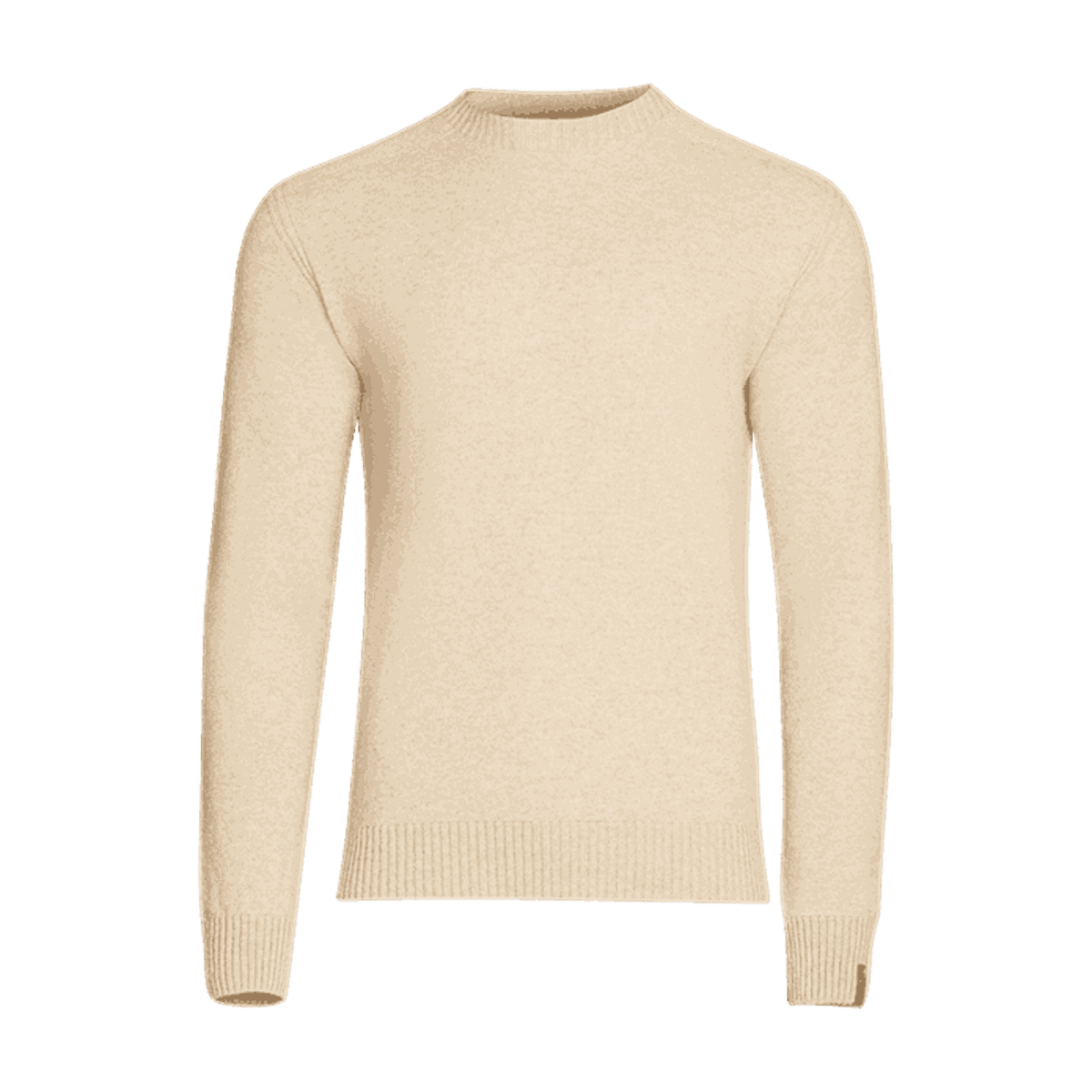 North Outdoor Kuru Pánské merino pletený svetr ve barvě mandlové, bez mulesingu merino vlna. Vyrobeno ve Finsku. - 