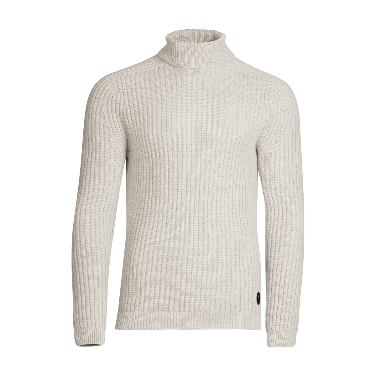 North Outdoor Hehku miesten merino poolopaita värissä puuronharmaa, mulesing-vapaa merinovilla. Valmistettu Suomessa. - 