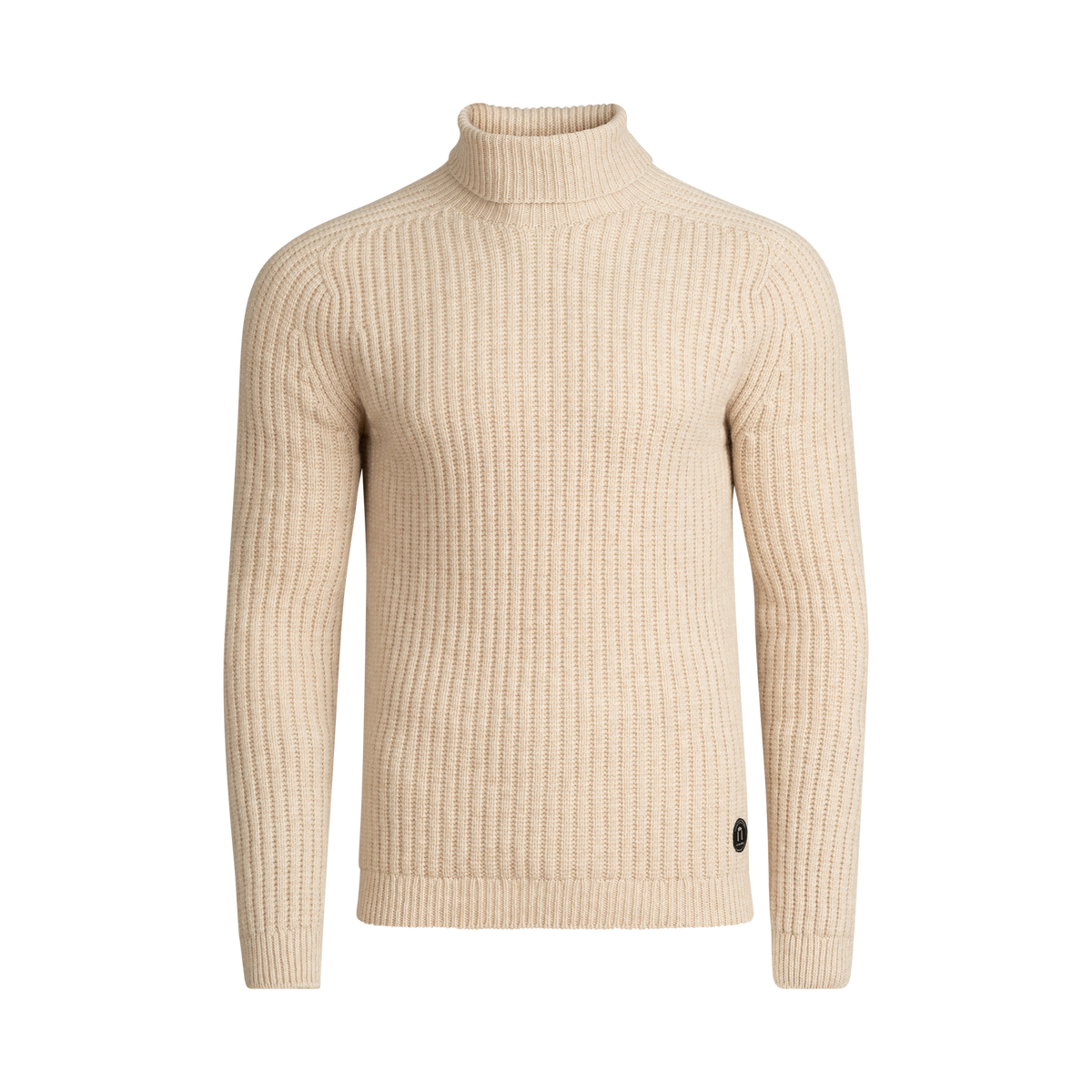 North Outdoor Hehku miesten merino poolopaita värissä manteli, mulesing-vapaa merinovilla. Valmistettu Suomessa. - 