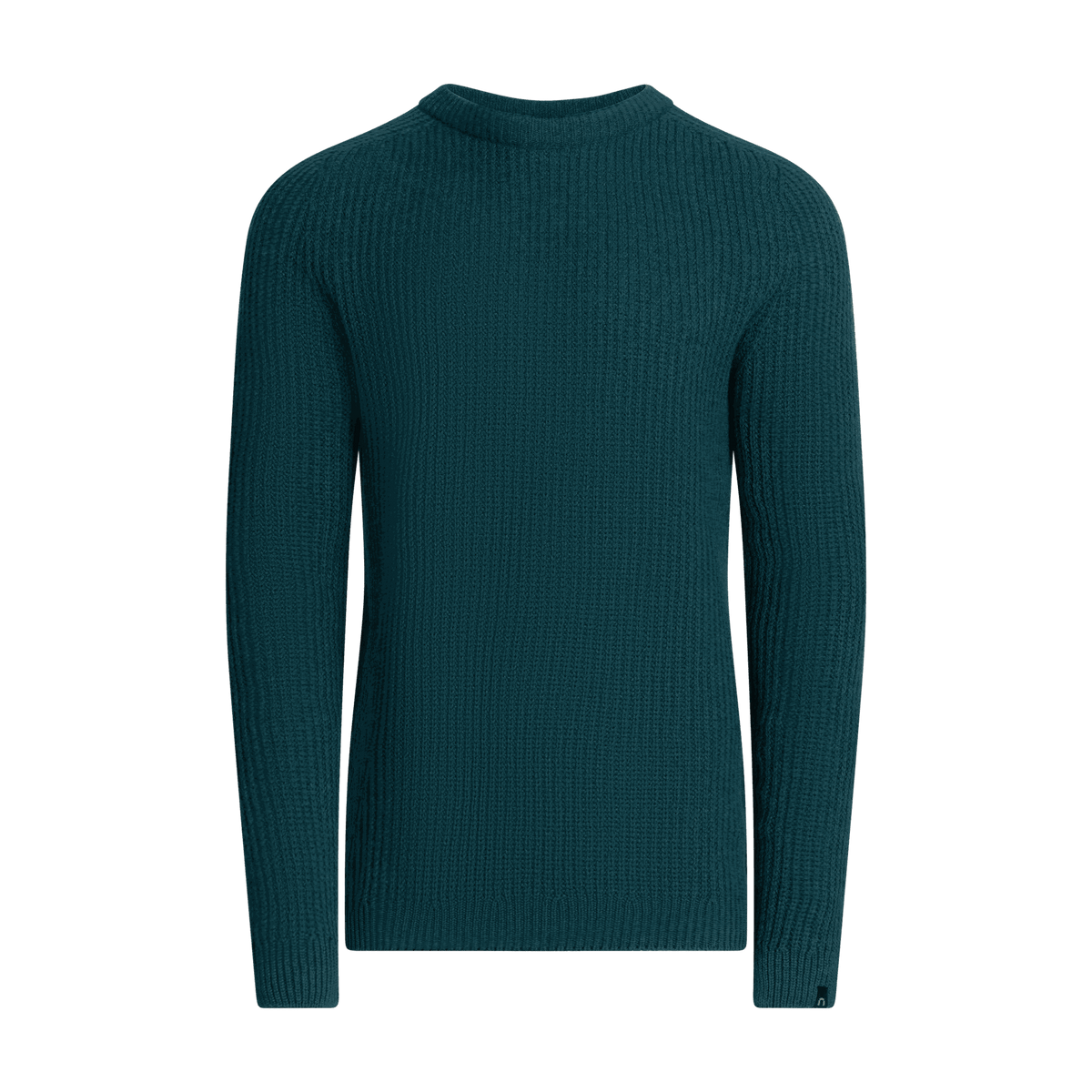 North Outdoor Maglione in maglia di merino Honka da uomo nel colore pavone Blu, mulesing-free Lana merino. Progettato in Finlandia. - 