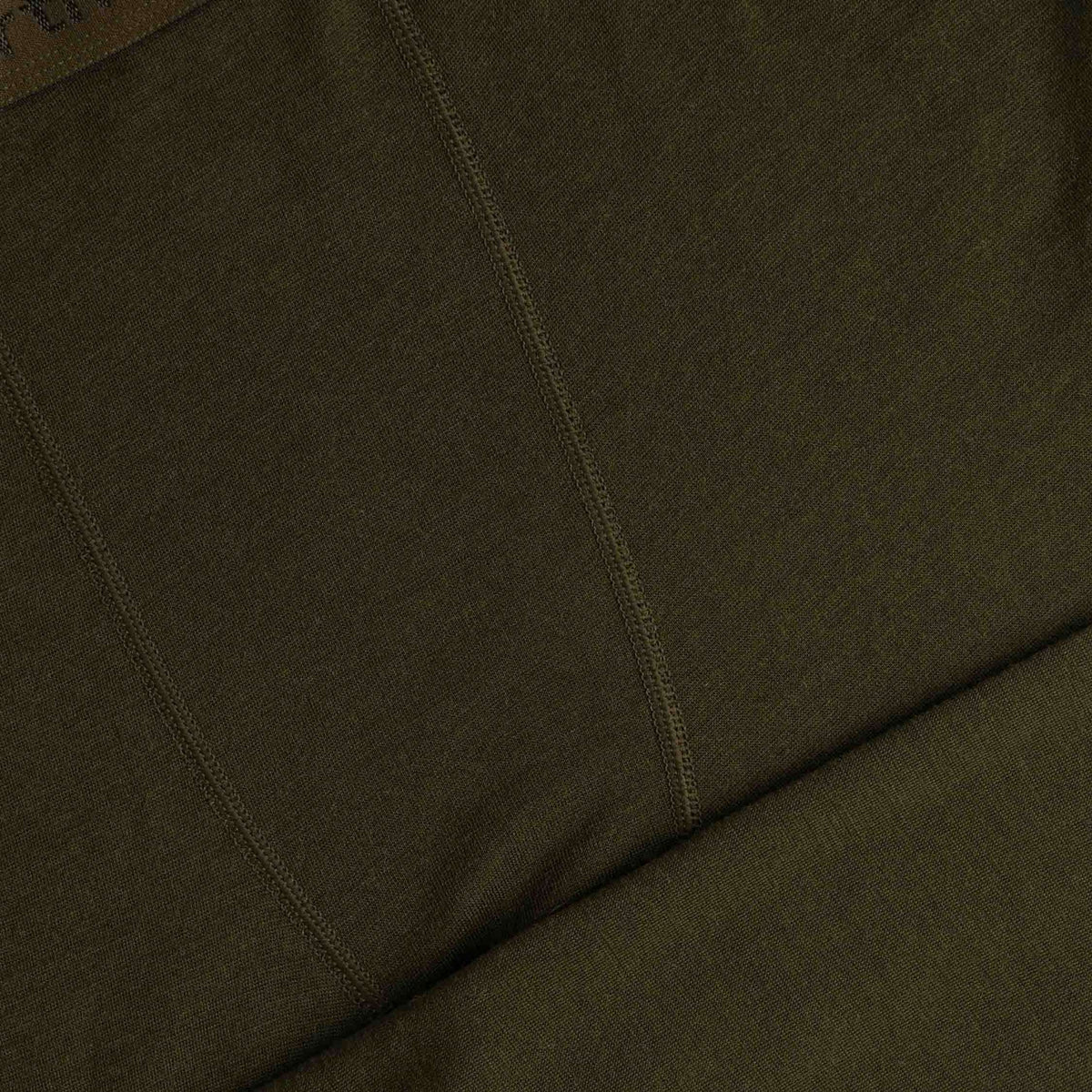 North Outdoor Sensitive 225 merino-underställsbyxor för herr i mörk oliv, mulesing-fri merinoull. Designad i Finland. - 