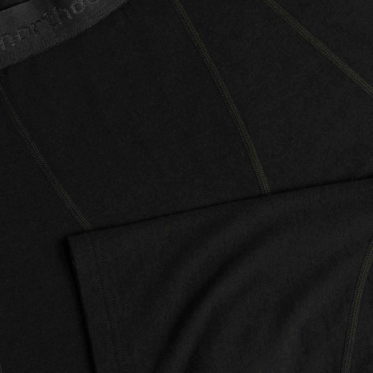 North Outdoor Pantalon 3/4 en mérinos de base couche Motion 150 homme en couleur Noir, sans mulesing Laine mérinos. Conçu en Finlande. Parfait pour le multicouche technique. - 