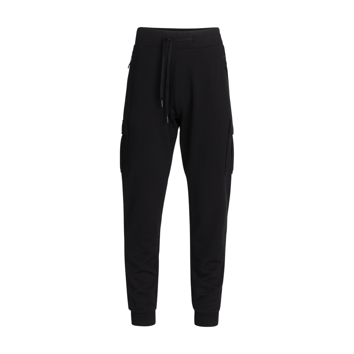 North Outdoor Max merinofleece cargobyx för herr i svart mulesing-fri merinoull. Designad i Finland. - 