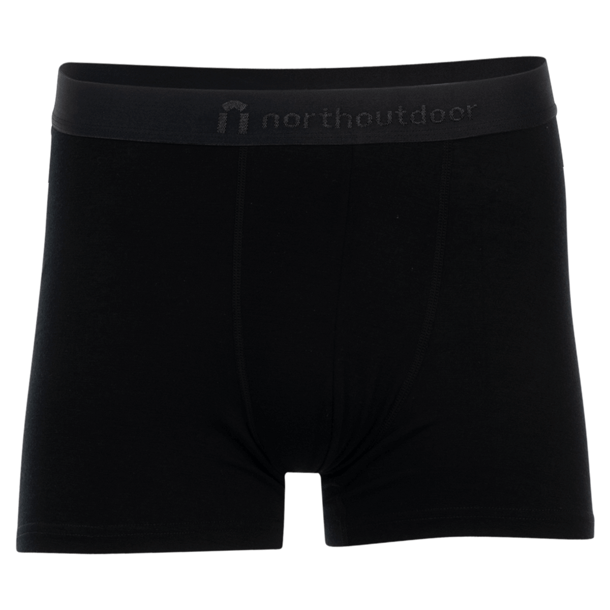 North Outdoor Noel merino bokserit M värissä musta, mulesing-vapaa merinovilla. Suunniteltu Suomessa. - 