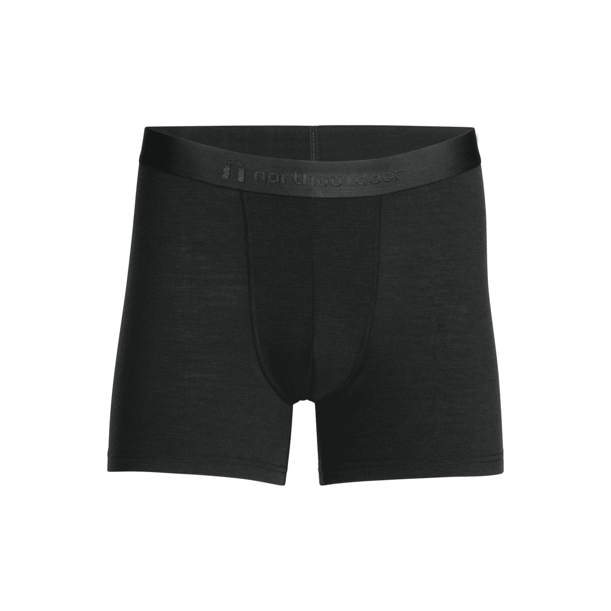 North Outdoor Noel men's merino boxers in granite grey mulesing-free merino wool. Designed in Finland. - 