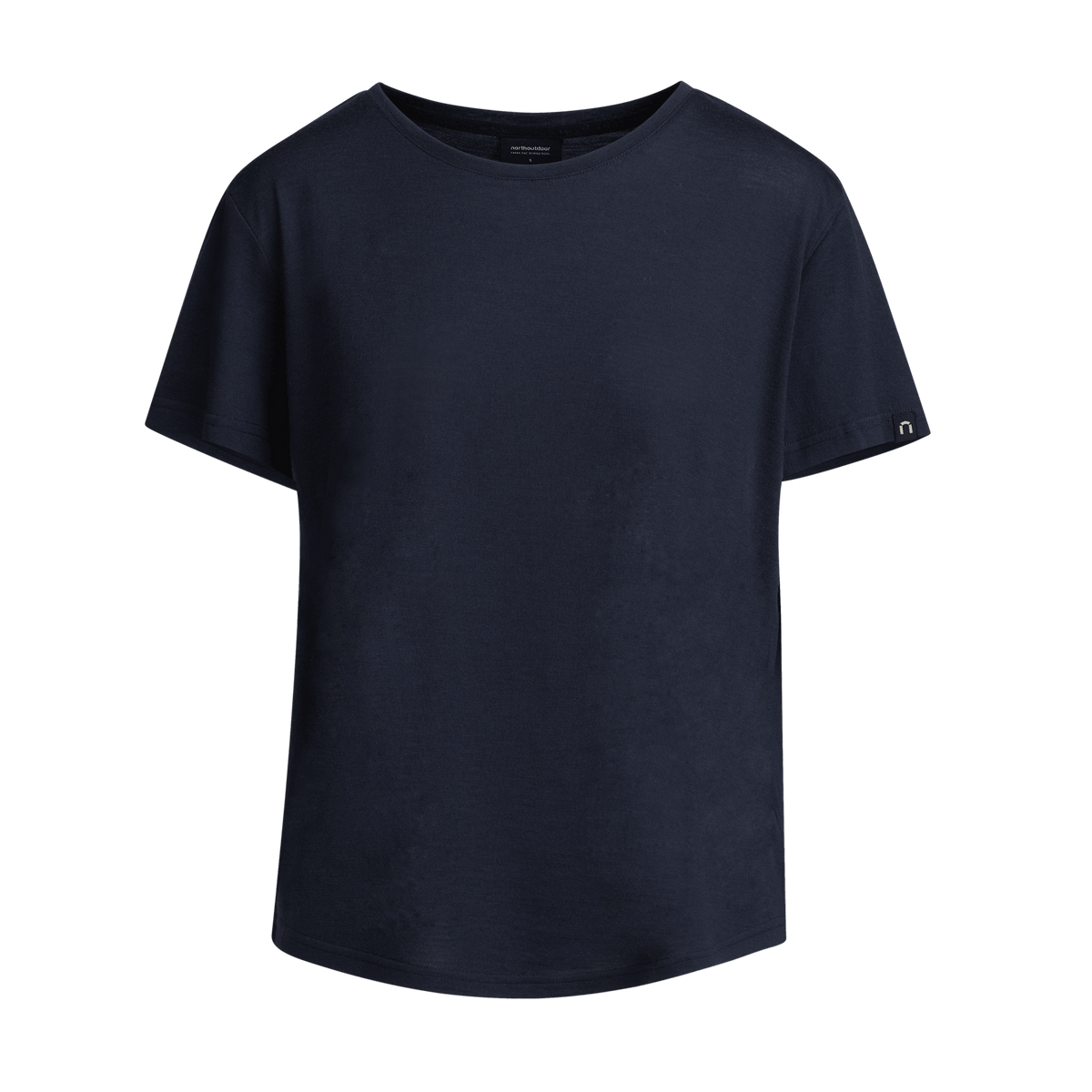 North Outdoor Maglietta in merino Lilia W nel colore blu indaco, mulesing-free Lana merino. Progettata in Finlandia. - 
