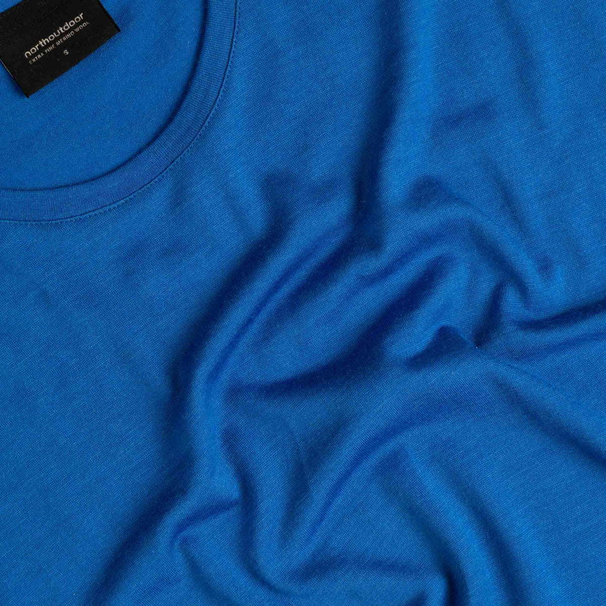 North Outdoor Edit merino tričko W ve barvě atlantická modrá, bez mulesingu merino vlna. Navrženo ve Finsku. - 