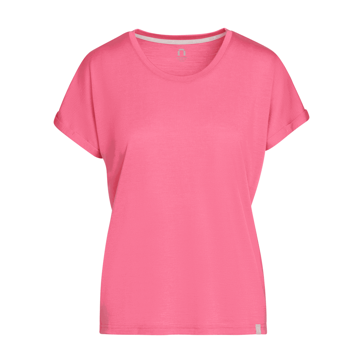 North Outdoor Edit merino-t-shirt för dam i vildros mulesing-fri merinoull. Designad i Finland. - 