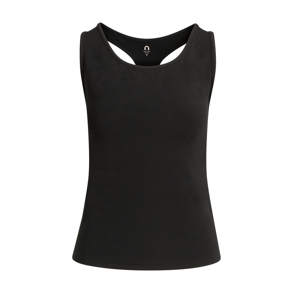 North Outdoor Nina merino top W värissä musta, mulesing-vapaa merinovilla. Suunniteltu Suomessa. - 