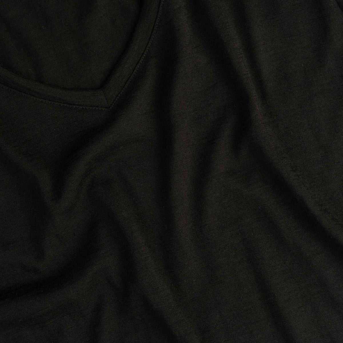 North Outdoor Olivia merino T-paita W värissä musta, mulesing-vapaa merinovilla. Suunniteltu Suomessa. - 