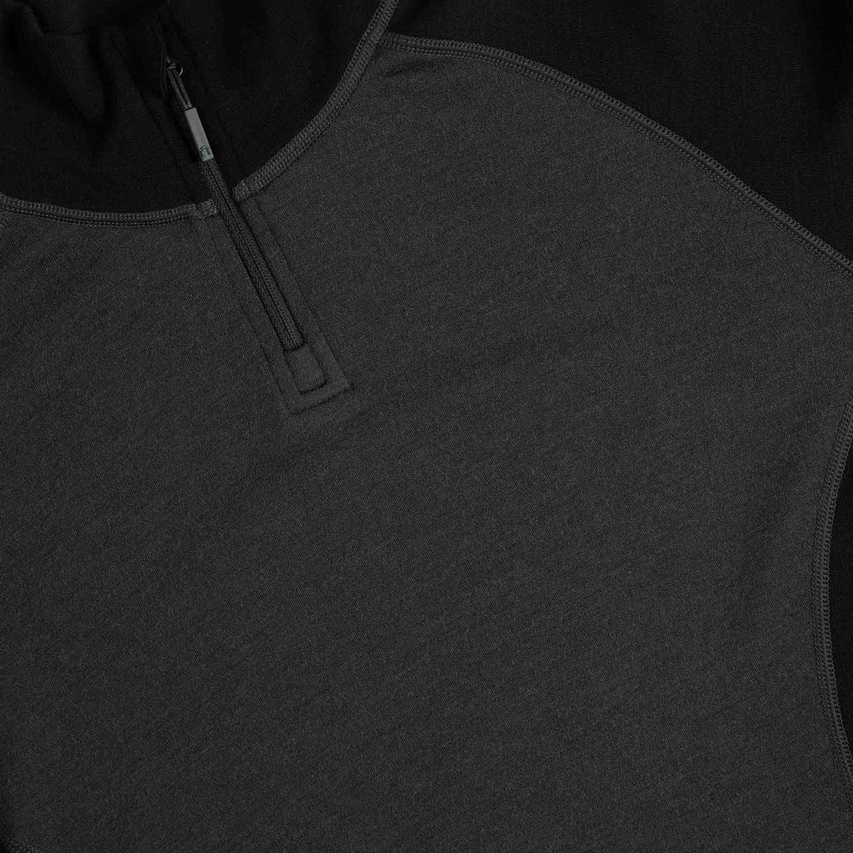North Outdoor Arctic 260 women's base layer merino zip polo in granite grey mulesing-free merino wool. Designed in Finland. Perfect for technical layering. - 