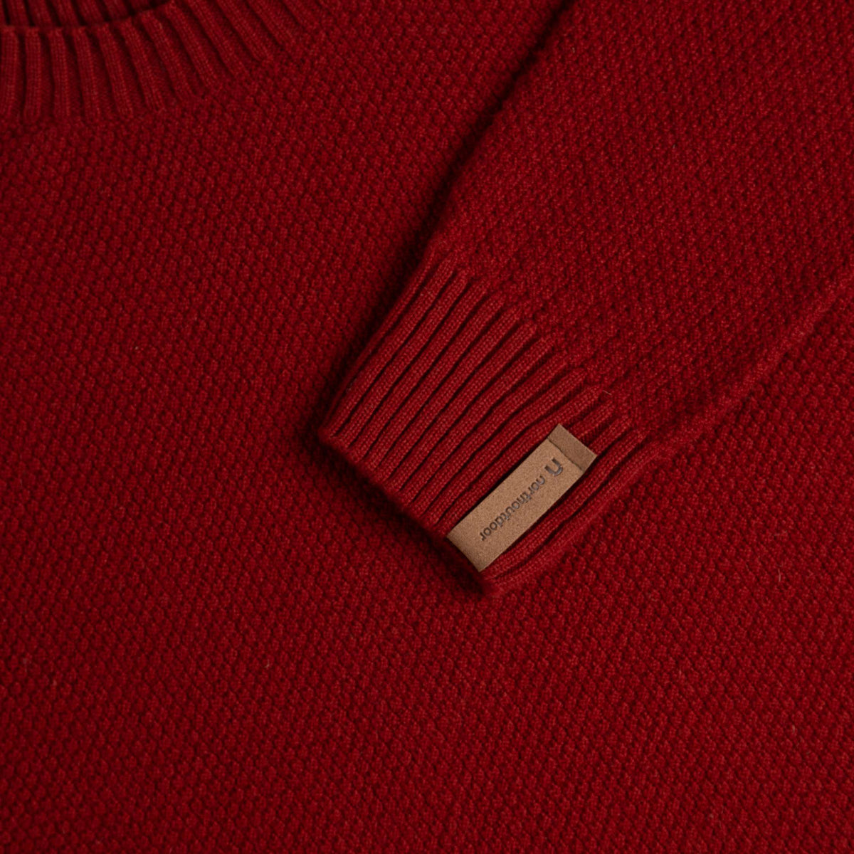 North Outdoor Kuohu femme pull en maille de mérinos couleur chili, sans mulesing Laine mérinos. Fabriqué en Finlande. - 