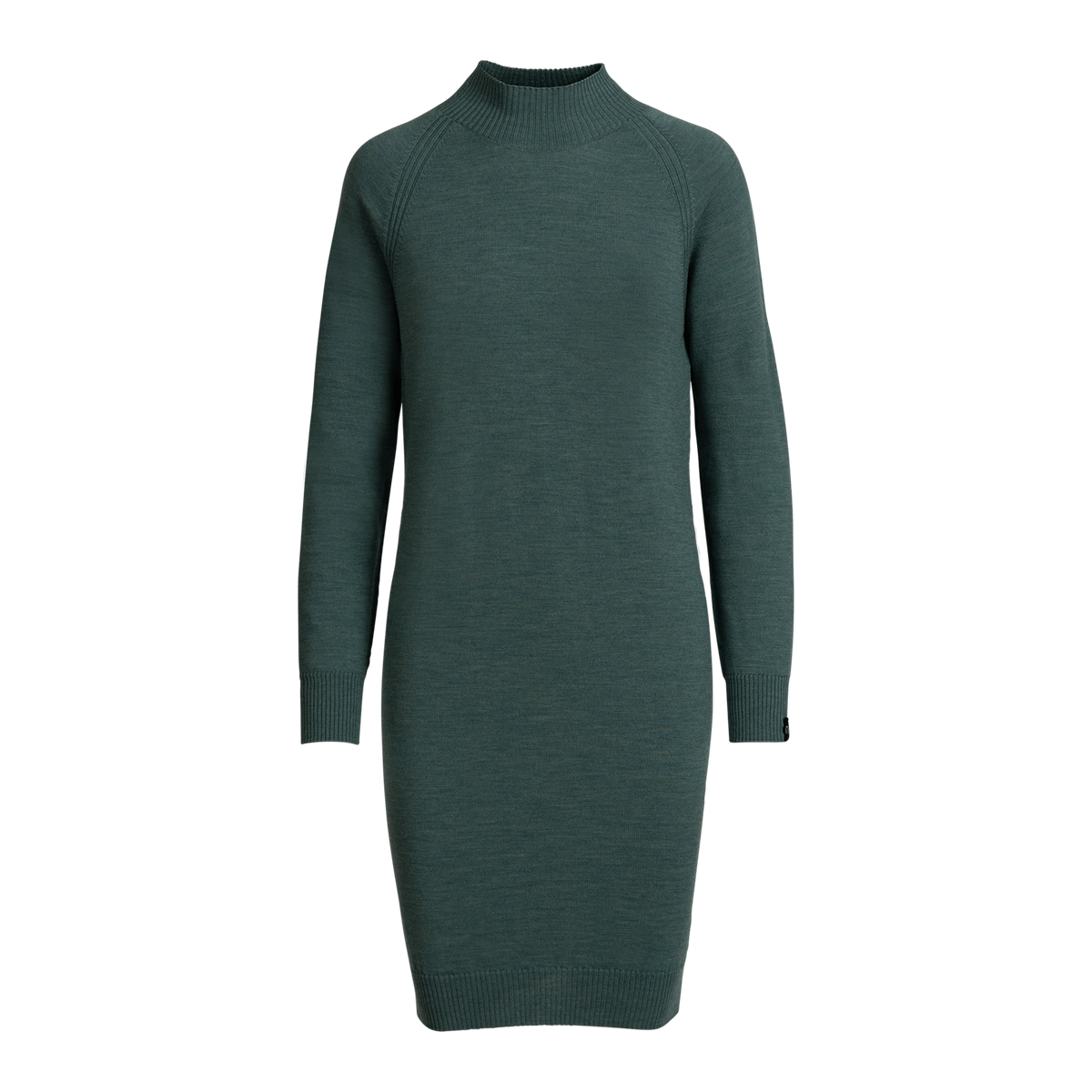 North Outdoor Hilla Dames merino jurk in pistachekleur, mulesing-vrij merinowol. Gemaakt in Finland. - 