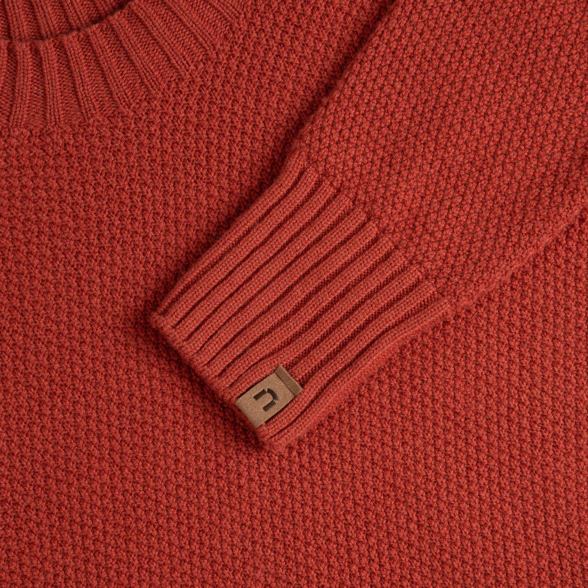 North Outdoor Pihla Women's merino wool sweater in terracotta, mulesing-free merino wool. Made in Finland. - 
