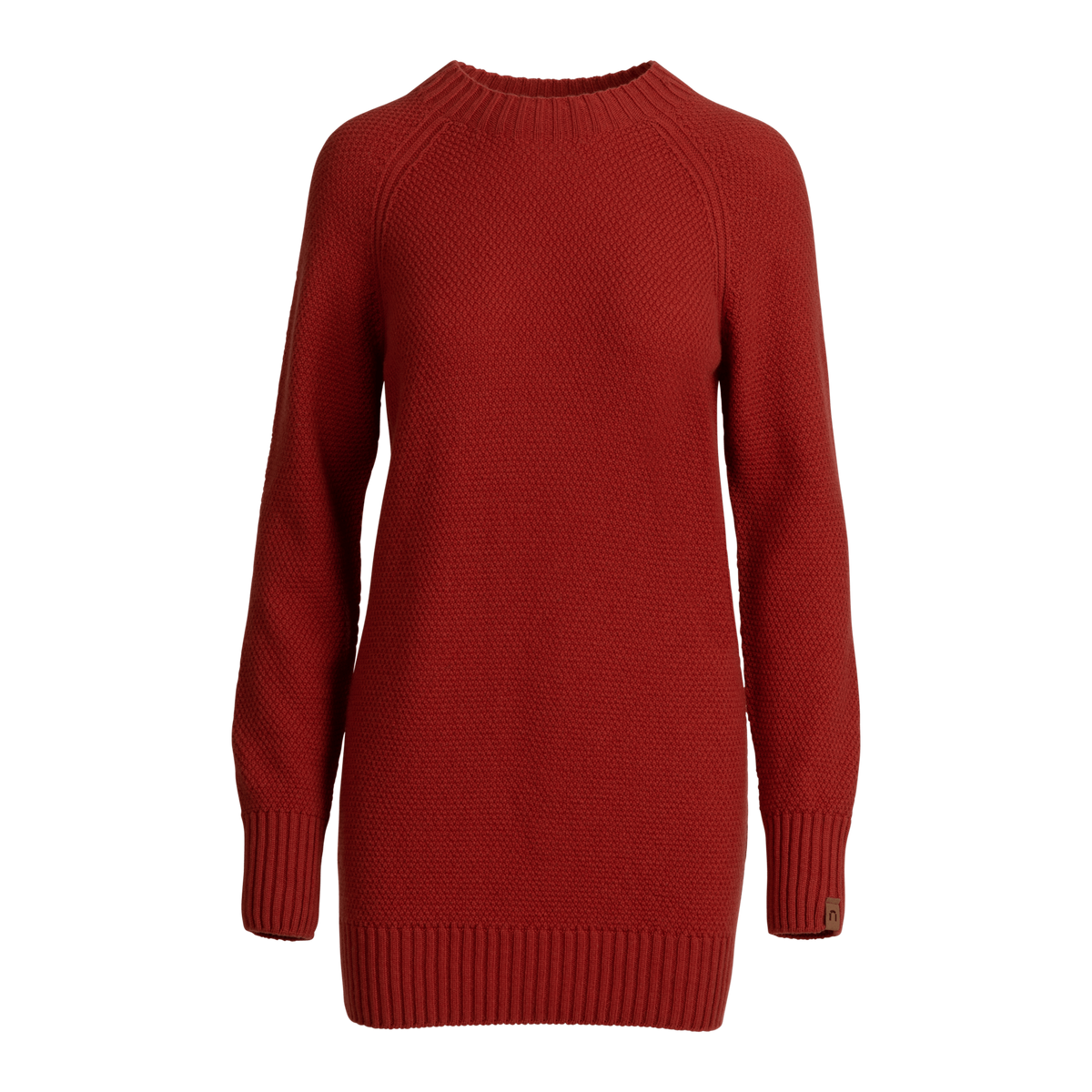 North Outdoor Pihla Women's merino wool sweater in terracotta, mulesing-free merino wool. Made in Finland. - 