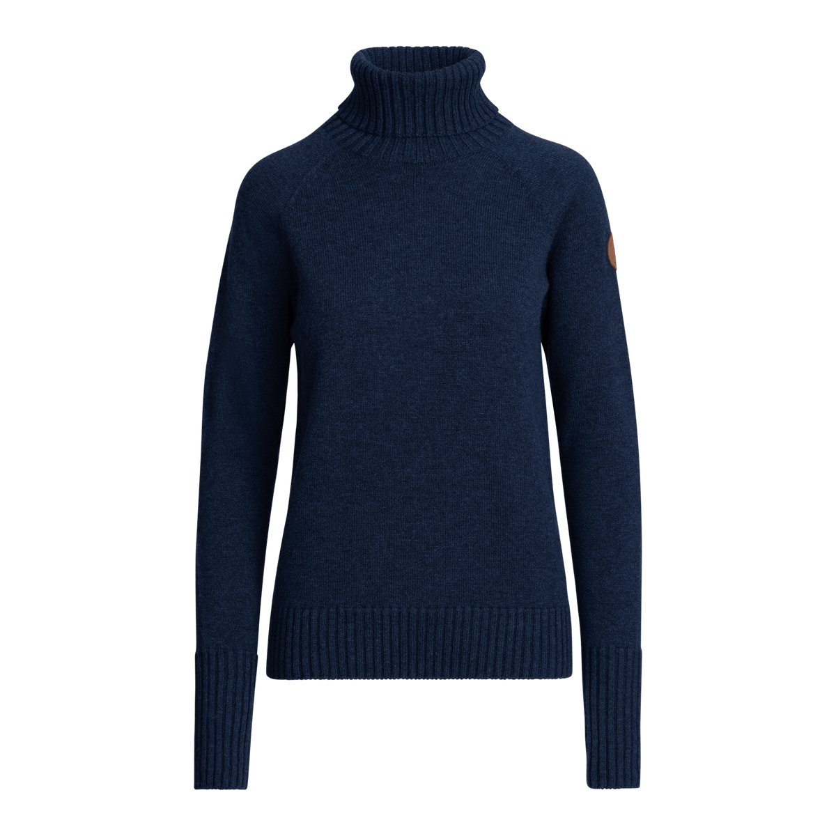 North Outdoor Kuulas Women's merino wool sweater in midnight blue, mulesing-free merino wool. Made in Finland. - 