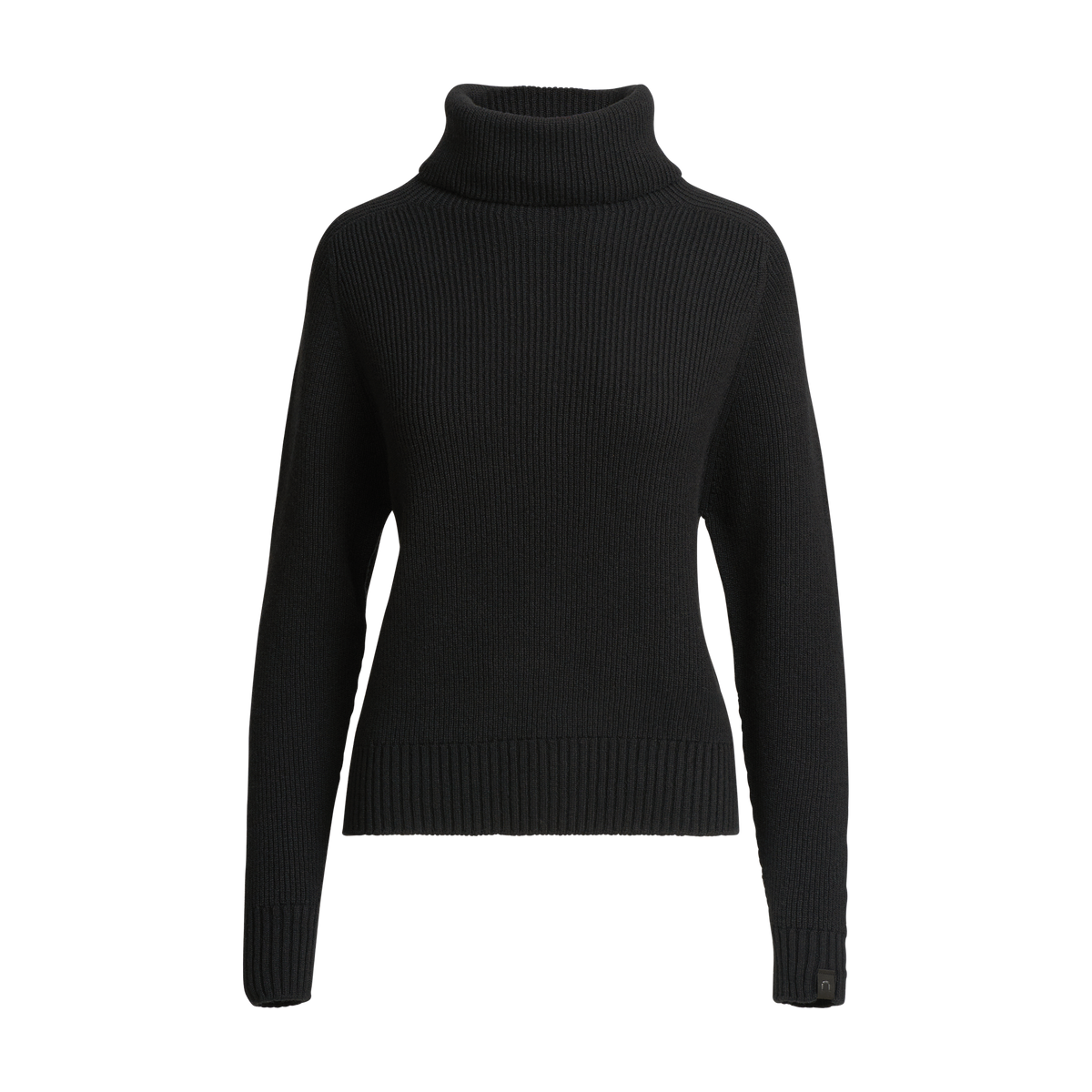 North Outdoor Kieppi Damen Merinowollpullover in der Farbe Kohleschwarz, Mulesing-frei Merinowolle. Hergestellt in Finnland. - 