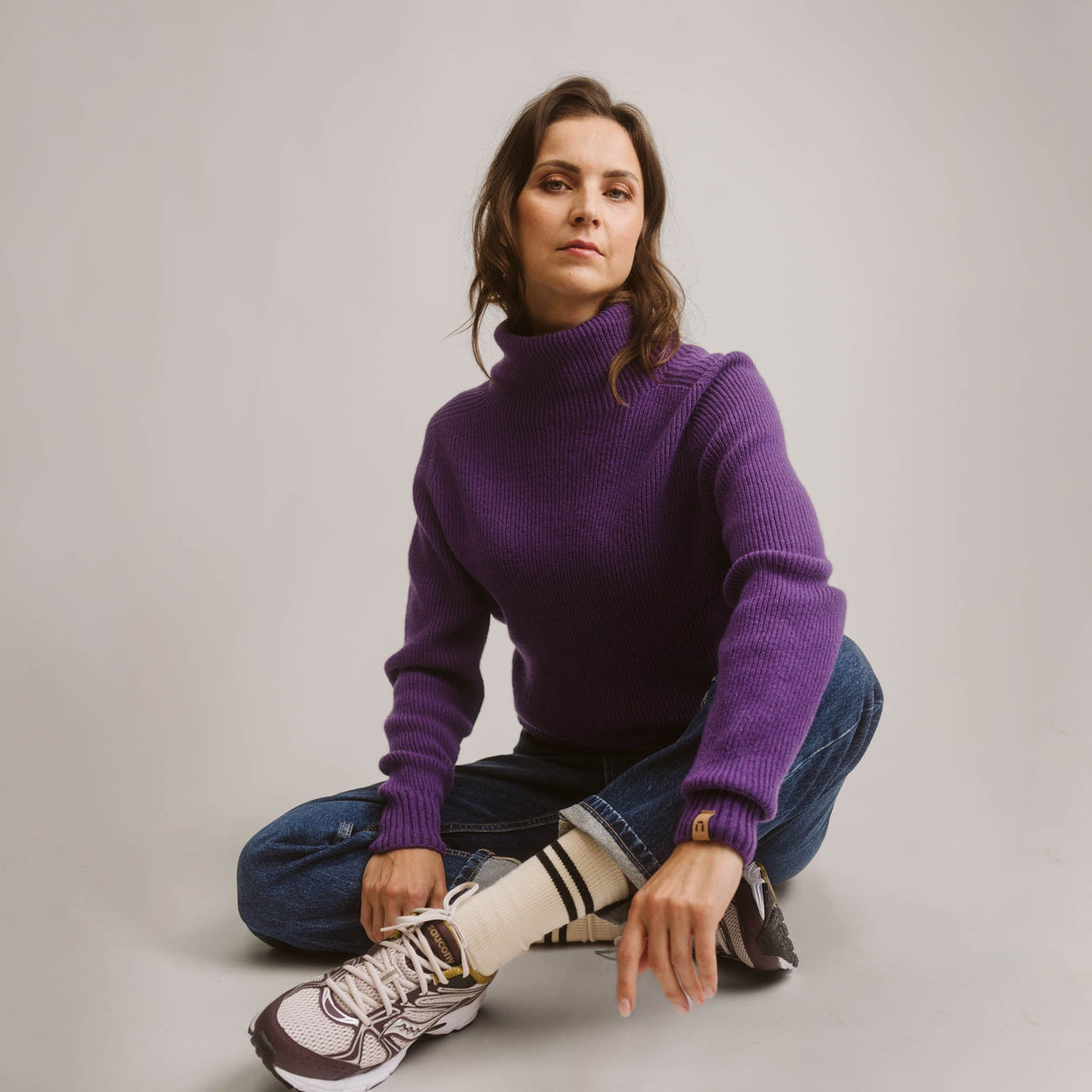 North Outdoor Maglione in lana merino Kieppi da donna nel colore lilla tenue, mulesing-free Lana merino. Prodotto in Finlandia. - 