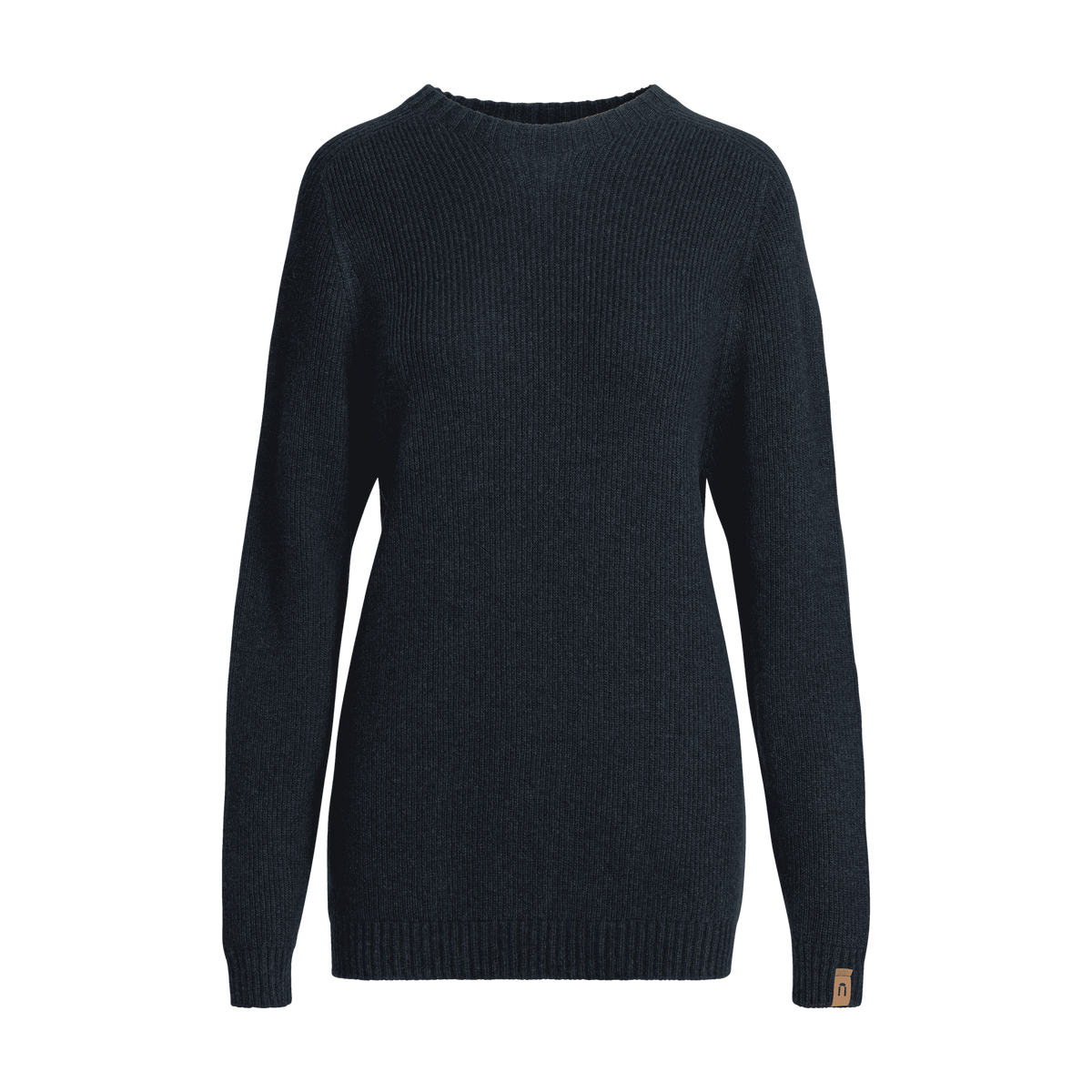 North Outdoor Pull en laine mérinos Kinos femme couleur bleu indigo, sans mulesing Laine mérinos. Fabriqué en Finlande. - 