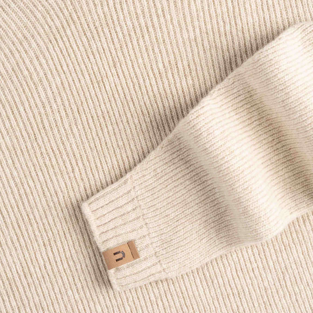 North Outdoor Pull en laine mérinos Kinos femme couleur amande, sans mulesing Laine mérinos. Fabriqué en Finlande. - 