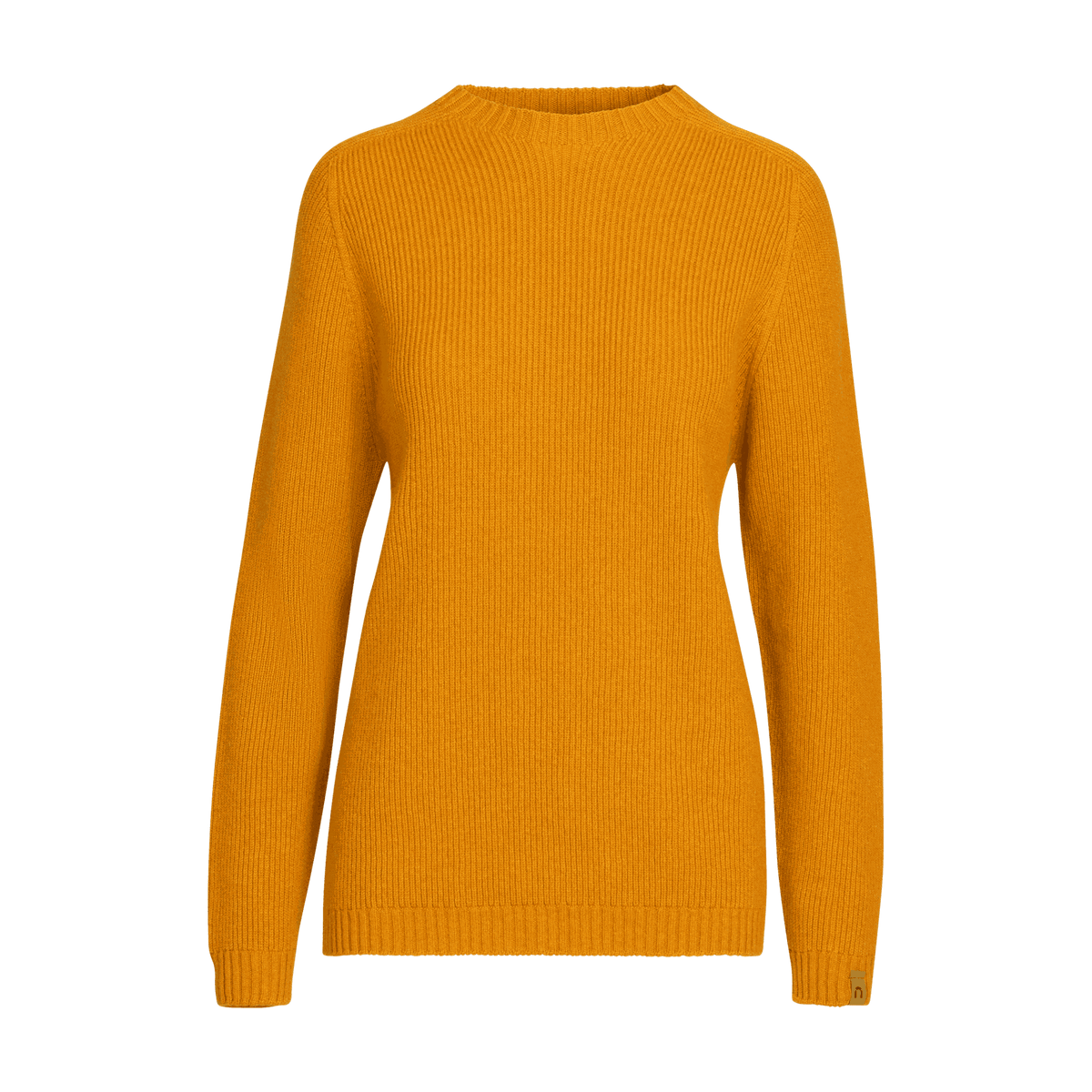 North Outdoor Maglione in lana merino Kinos da donna nel colore giallo deserto, mulesing-free Lana merino. Prodotto in Finlandia. - 