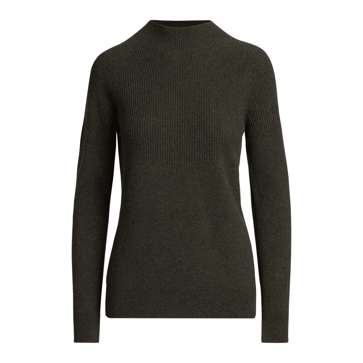 North Outdoor Aurora Women's merino knit sweater in nettle, mulesing-free merino wool. Made in Finland. - 