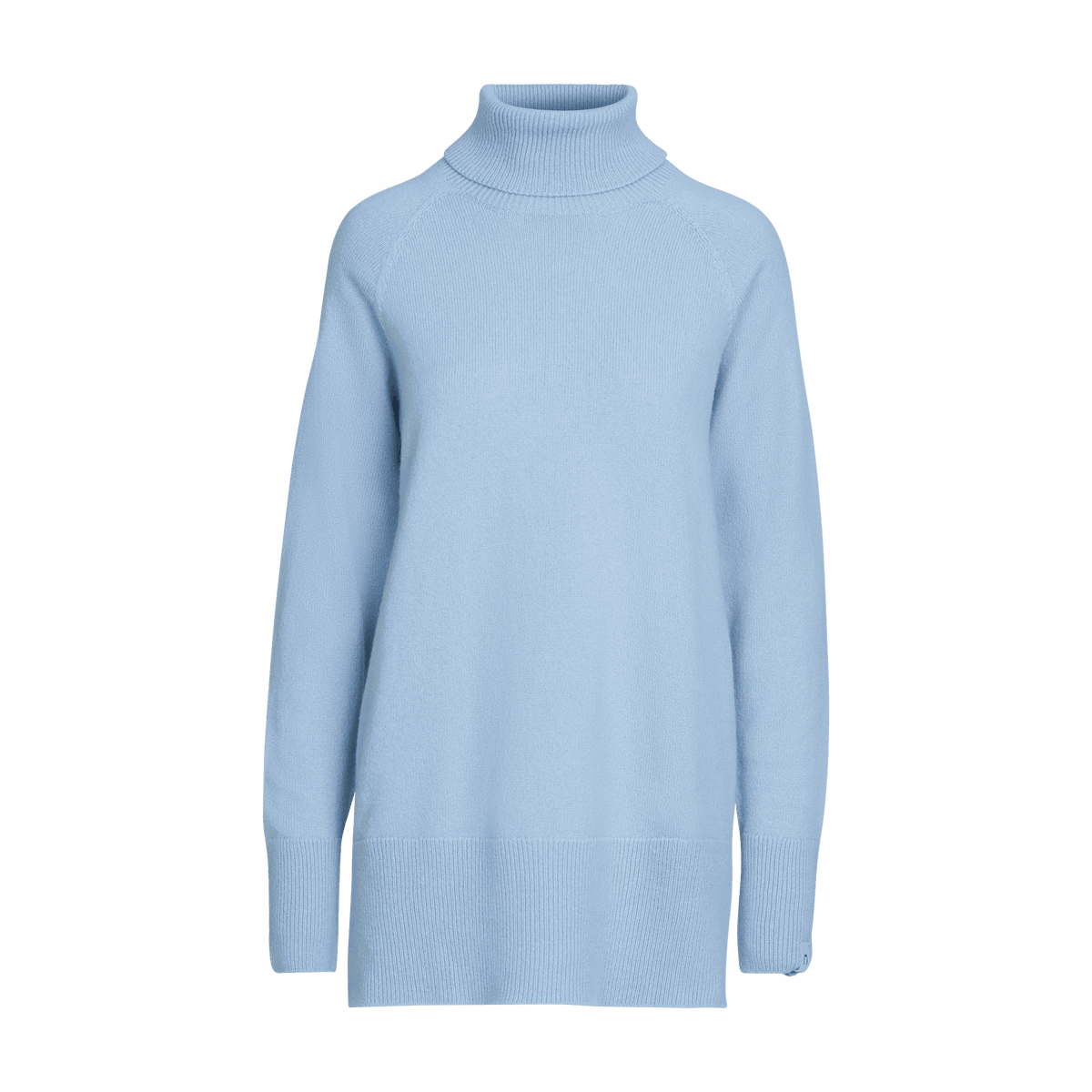 North Outdoor Pull en maille de mérinos Tunturi femme de couleur bleu clair, sans mulesing Laine mérinos. Fabriqué en Finlande. - 
