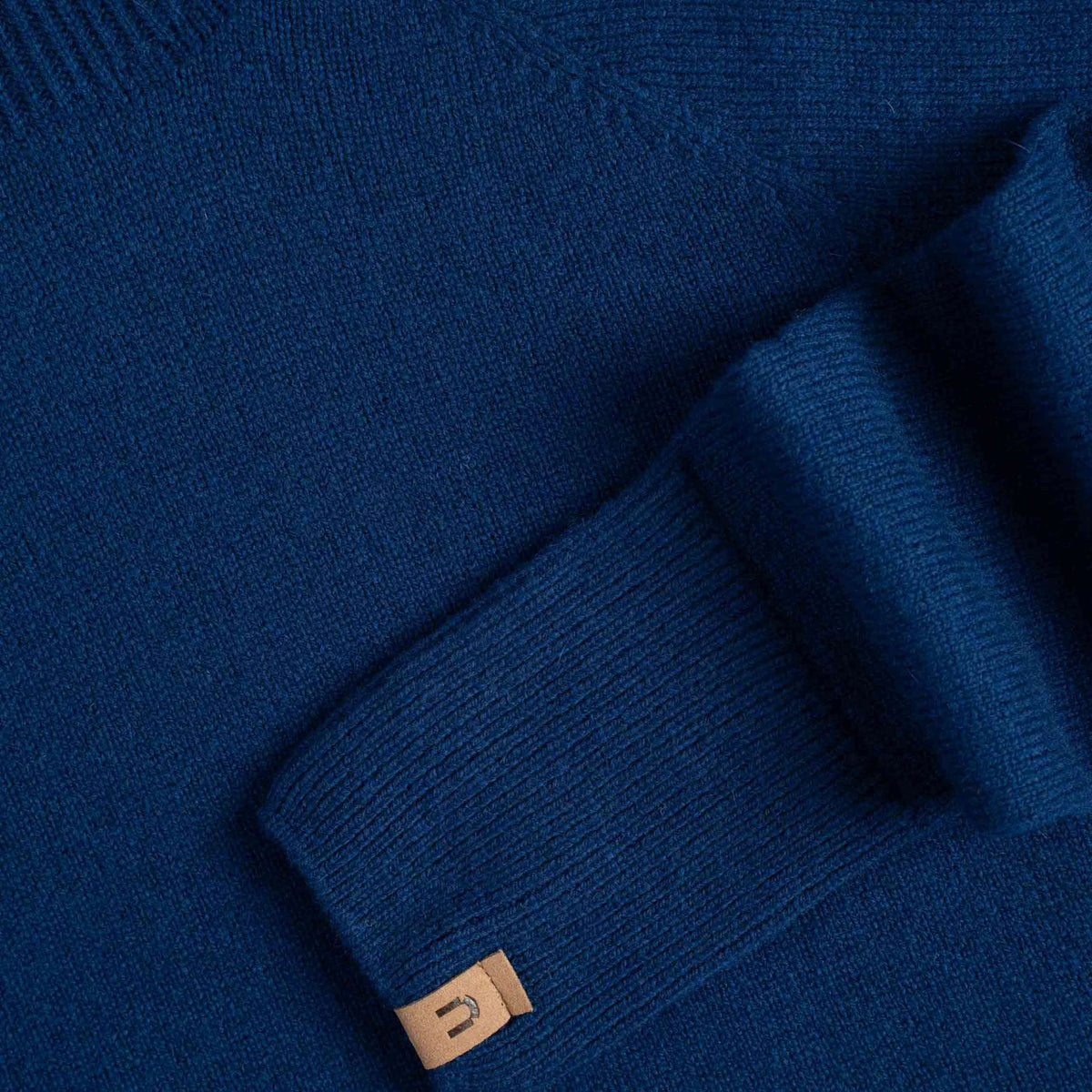 North Outdoor Pull en maille de mérinos Tunturi femme en bleu profond, sans mulesing Laine mérinos. Fabriqué en Finlande. - 