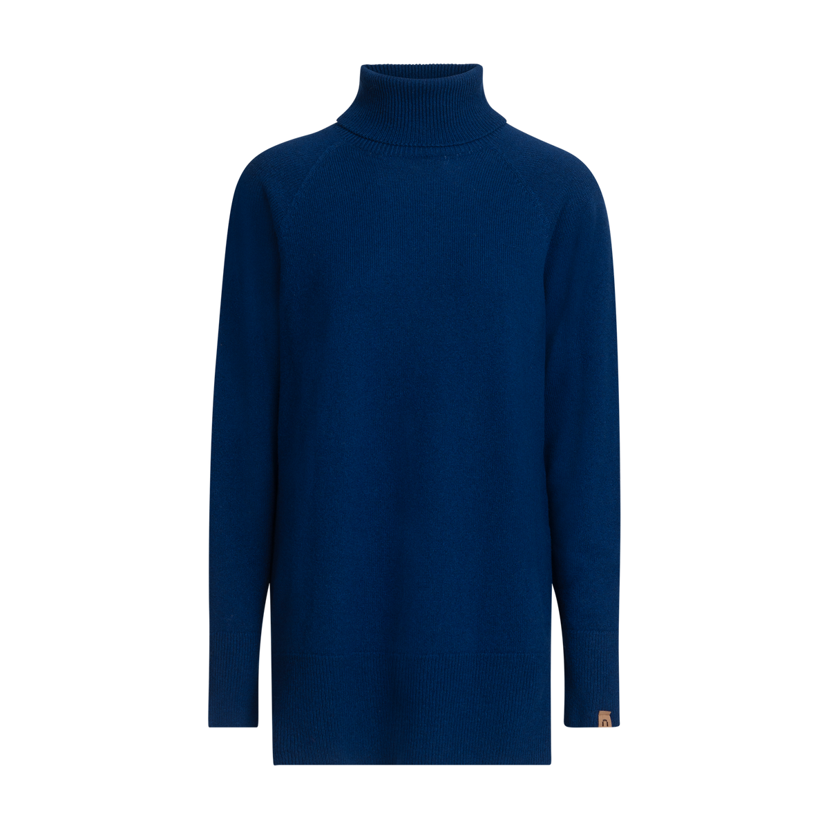 North Outdoor Pull en maille de mérinos Tunturi femme en bleu profond, sans mulesing Laine mérinos. Fabriqué en Finlande. - 