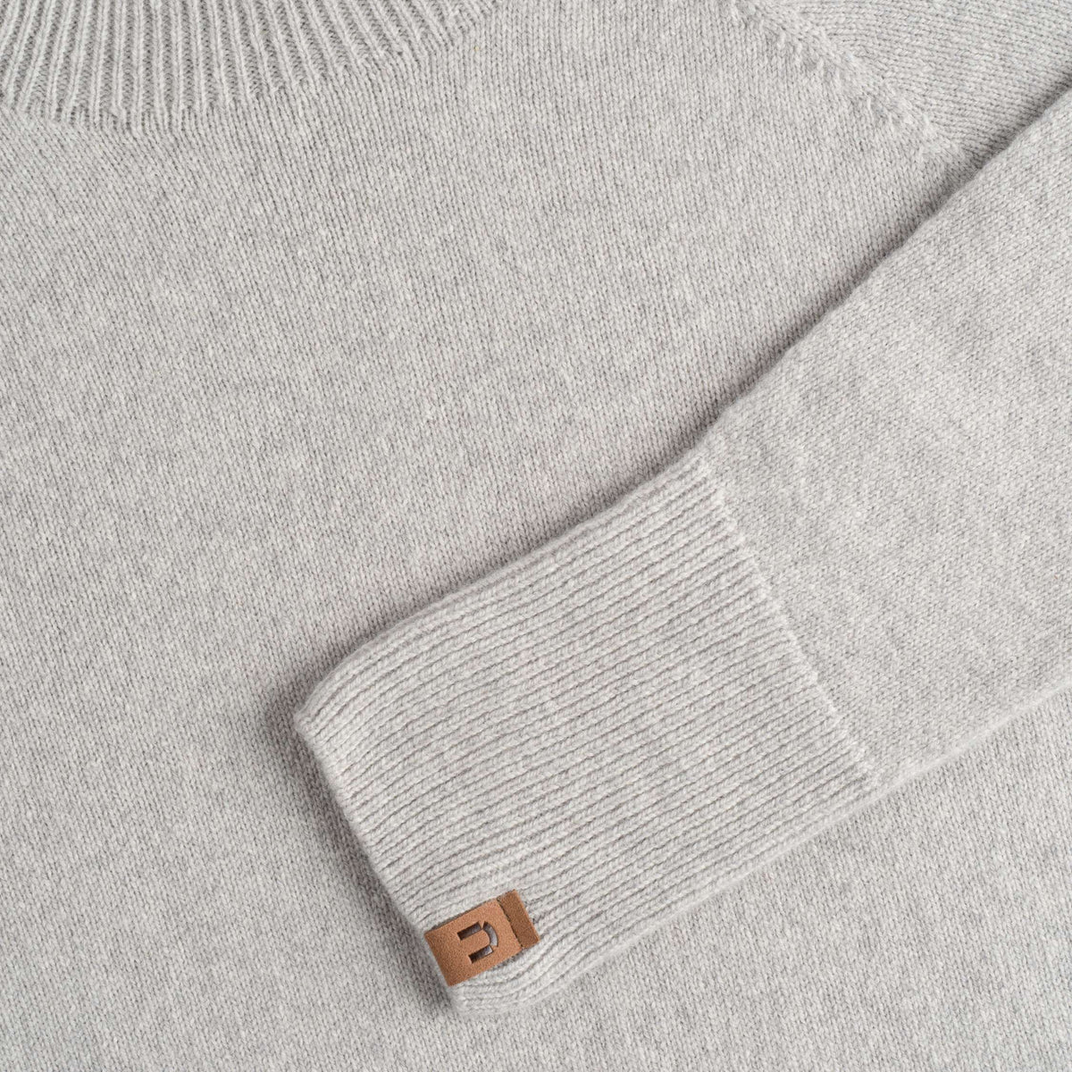 North Outdoor Tunturi Damen Merino-Strickpullover in der Farbe Wolkengrau, Mulesing-frei Merinowolle. Hergestellt in Finnland. - 