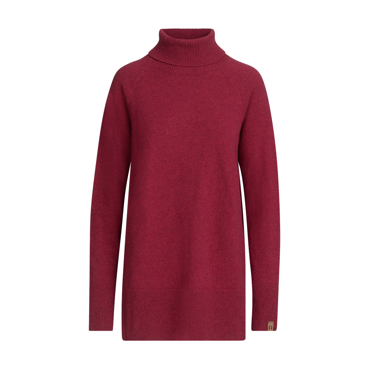 North Outdoor Tunturi women's merino knit sweater in arctic bramble mulesing-free merino wool. Made in Finland. - 