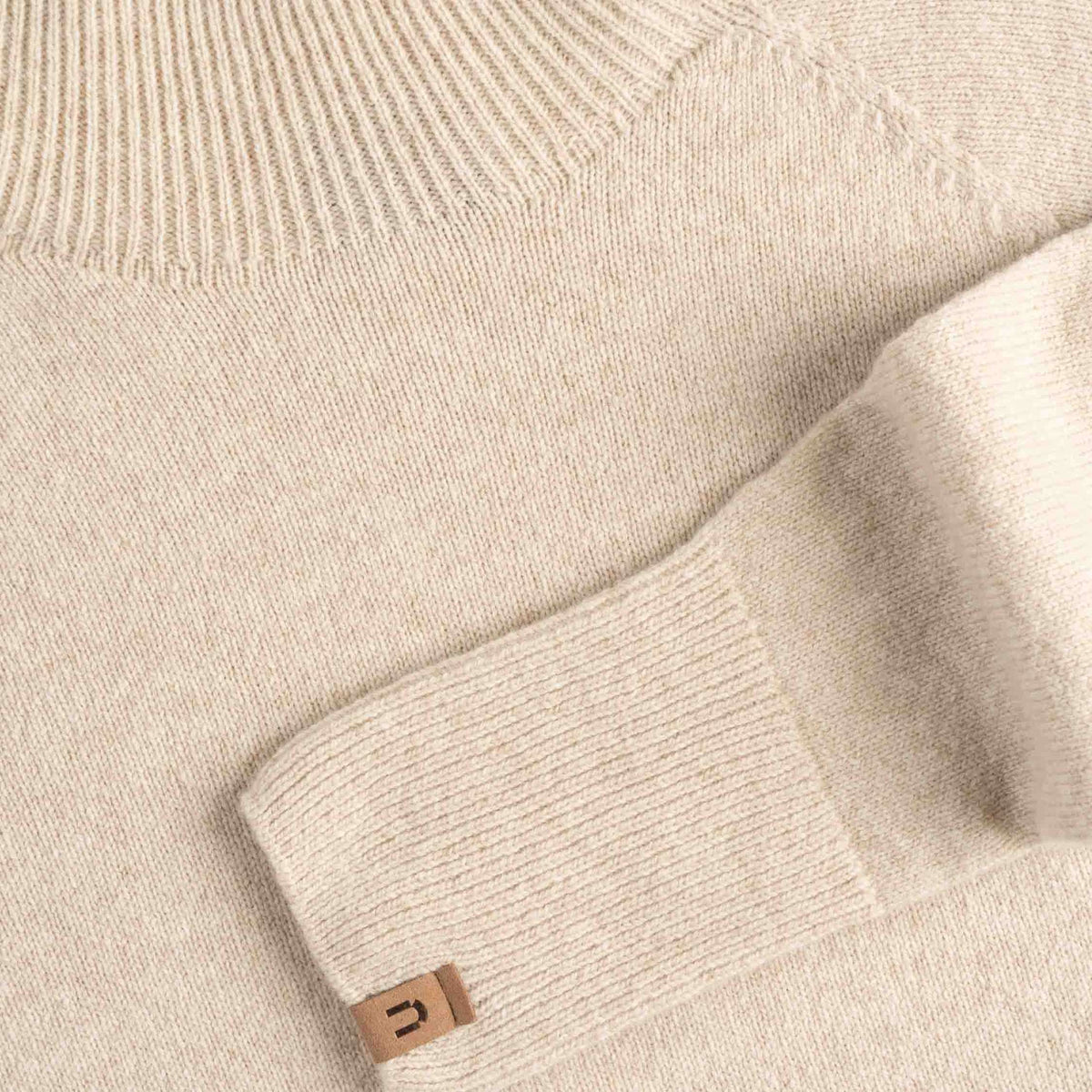 North Outdoor Maglione in maglia di merino Tunturi da donna nel colore mandorla, senza mulesing Lana merino. Prodotto in Finlandia. - 