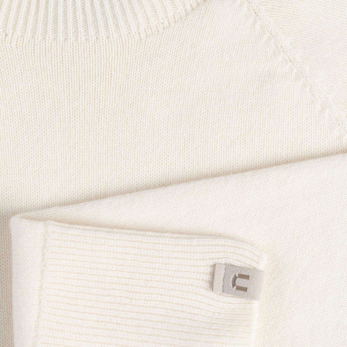 North Outdoor Tunturi Damen-Merino-Strickpullover in Schneeweiß mulesingfreie Merinowolle. Hergestellt in Finnland. - 