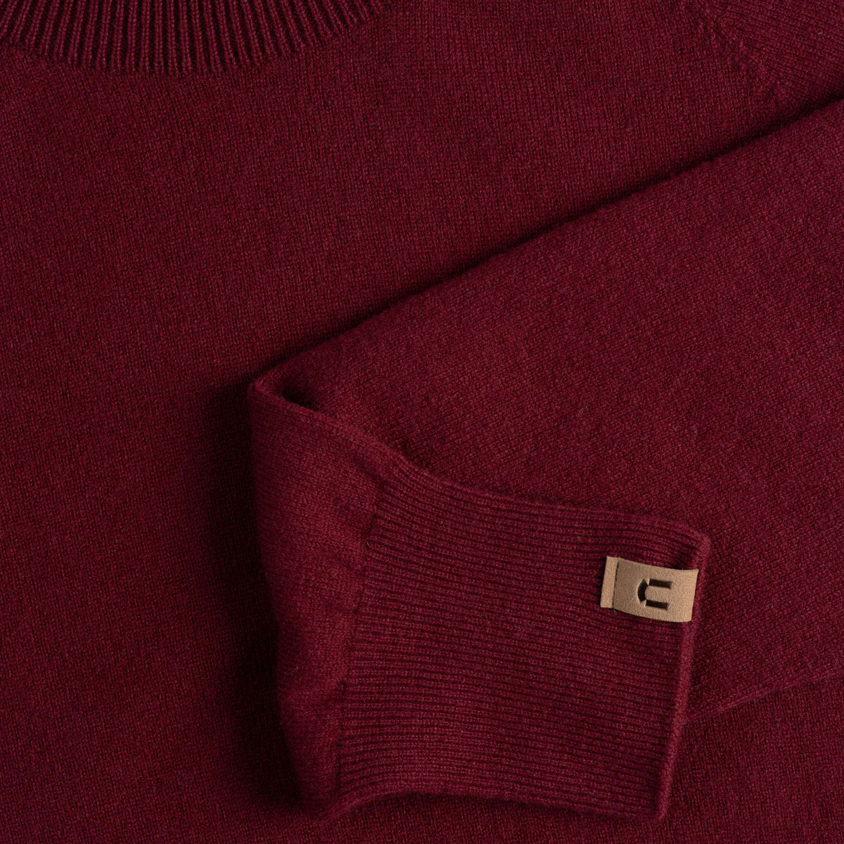 North Outdoor Kide Dames merinotrui in kleur cranberry, mulesing-vrij merinowol. Gemaakt in Finland. - 