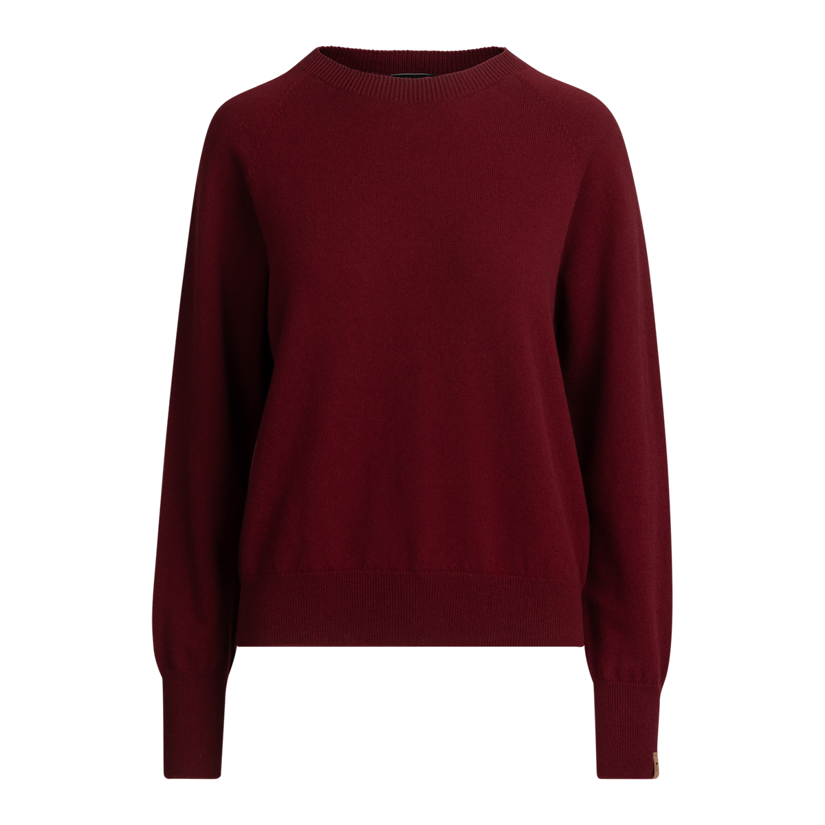 North Outdoor Kide Dames merinotrui in kleur cranberry, mulesing-vrij merinowol. Gemaakt in Finland. - 