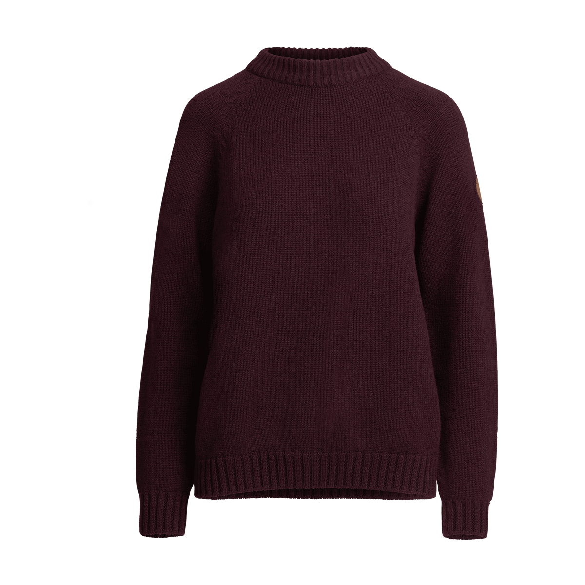 North Outdoor Viima Women's merino wool sweater in blackcurrant, mulesing-free merino wool. Made in Finland. - 