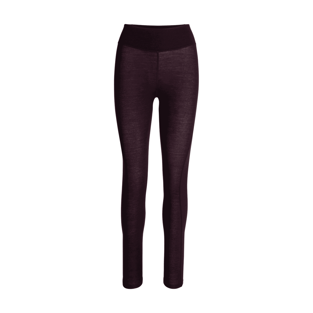 North Outdoor Motion 150 merino-underställsbyxor för dam i aubergine, mulesing-fri merinoull. Designad i Finland. - 