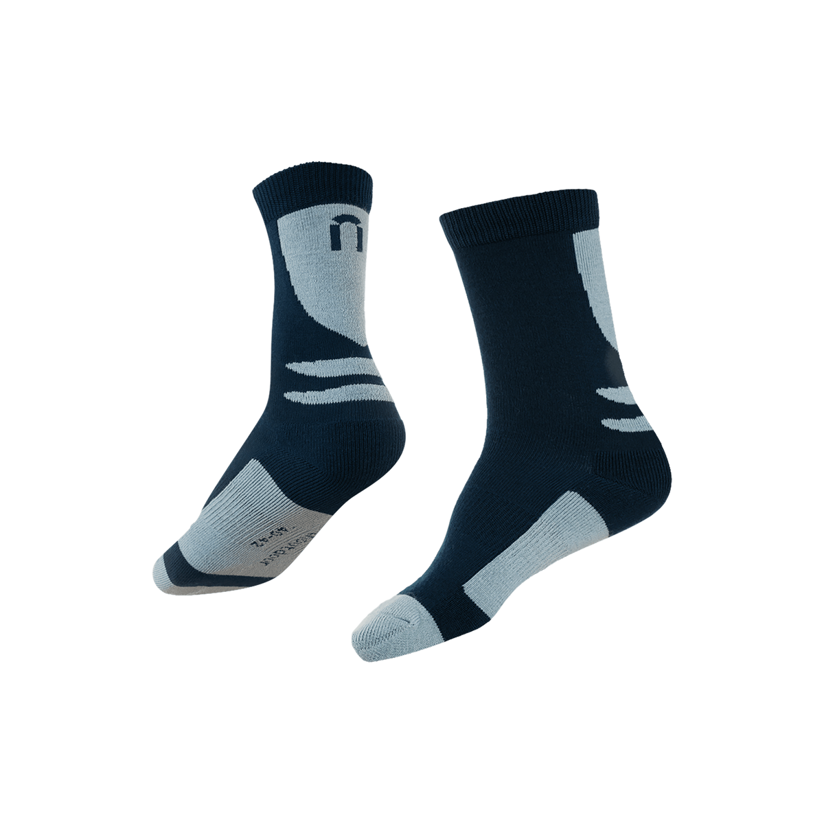 North Outdoor Intense pro merinosukat BASIC värissä mustikka, mulesing-vapaa merinovilla. Suunniteltu Suomessa. - 