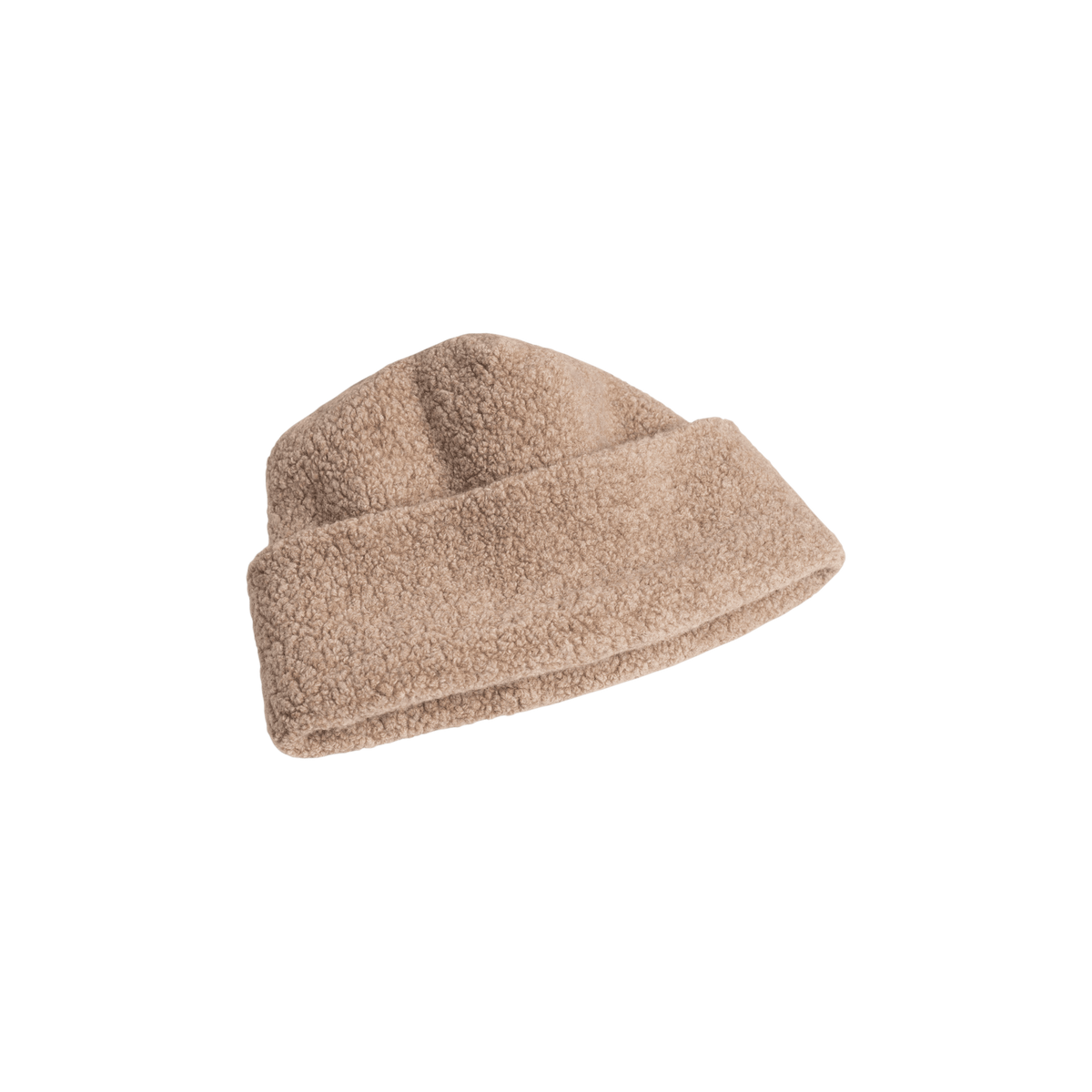 North Outdoor Haven Wollfleece-Mütze in Latte. Entworfen in Finnland. - 