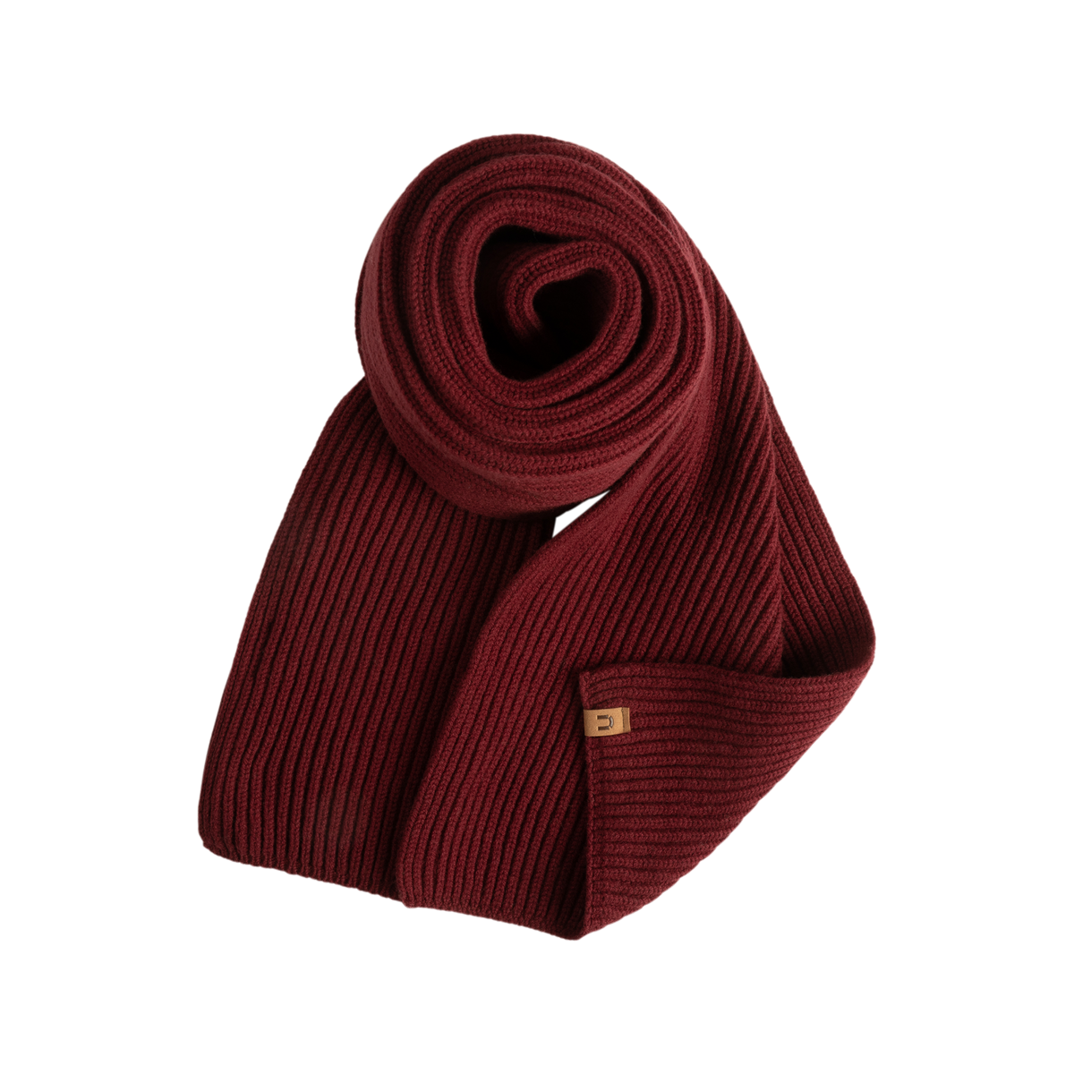North Outdoor Pyry merino kaulaliina värissä karpalo, mulesing-vapaa merinovilla. Valmistettu Suomessa. - 