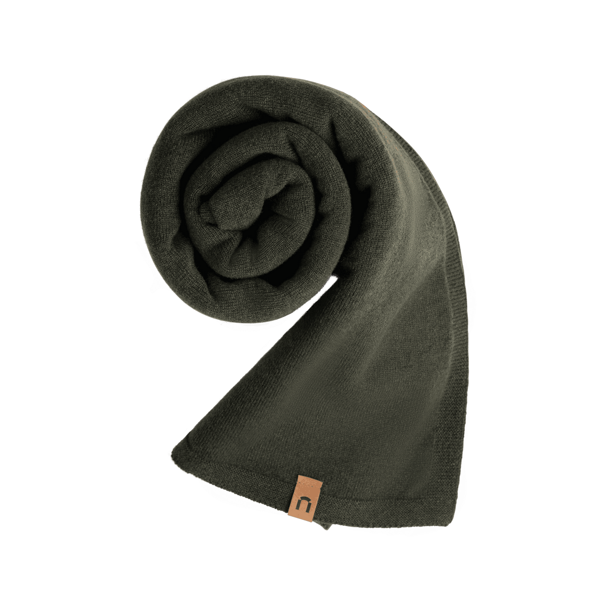 North Outdoor Sade merino kaulaliina värissä nokkonen, mulesing-vapaa merinovilla. Valmistettu Suomessa. - 